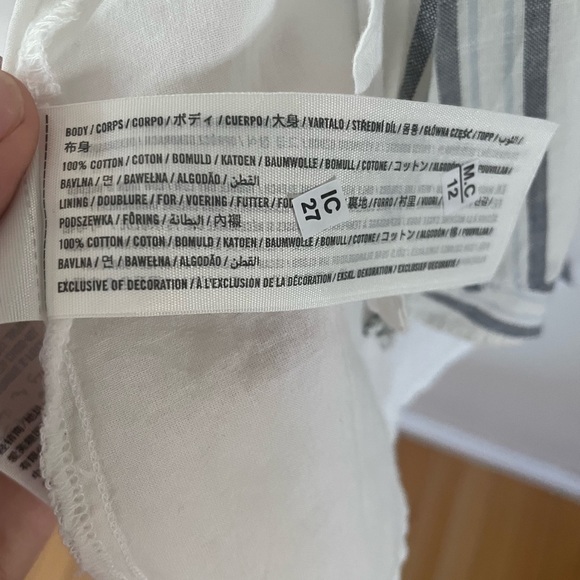 Abercrombie & Fitch striped wrap dress size XS - Picture 7 of 8